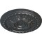 Ekena Millwork Stockport Ceiling Medallion (Fits Canopies up to 6 1/4"), Hand-Painted Pewter, 28"OD x 2 3/4"P CM28STPES - alternate 3